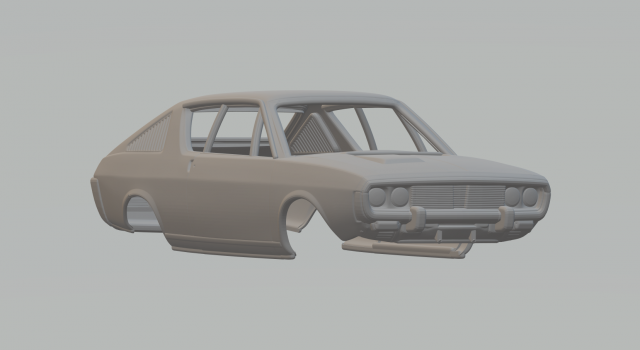 Renault r17 3D Принт Модель .c4d .max .obj .3ds .fbx .stl .blend 