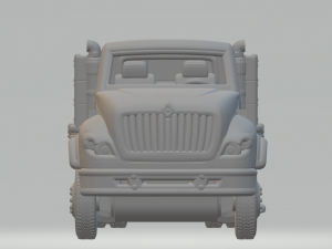INTERNATIONAL WORKSTAR FLATBED 3Dプリントモデル