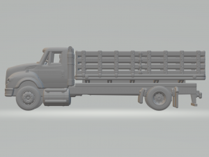 INTERNATIONAL WORKSTAR FLATBED 3Dプリントモデル