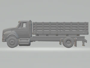 INTERNATIONAL WORKSTAR FLATBED 3D Print Model