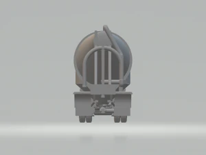CEMENT SEMI TRAILER usa 3D Print Model