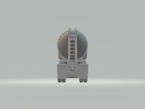 CEMENT SEMI TRAILER usa 3D 打印模型