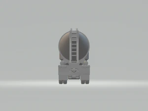 CEMENT SEMI TRAILER usa 3D Print Model