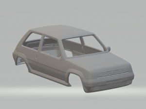 Renault 5 gt turbo 3Dプリントモデル