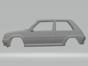 Renault 5 gt turbo 3D-printmodel