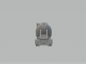 CEMENT SEMI TRAILER brazil Modello di stampa 3D