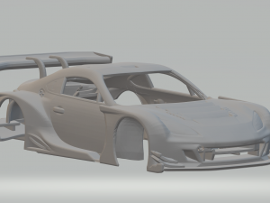 SUBARU BRZ super gt 3D Print Model