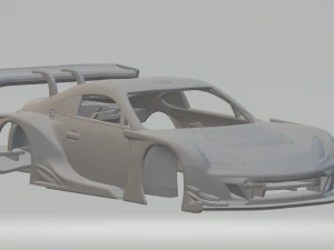SUBARU BRZ supergt Modello di stampa 3D