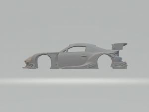 SUBARU BRZ super gt 3Dプリントモデル