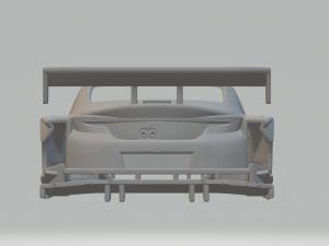 SUBARU BRZ super gt 3Dプリントモデル