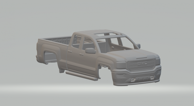 GMC SIERRa denali 3D 프린트 모델 .c4d .max .obj .3ds .fbx .stl .blend 