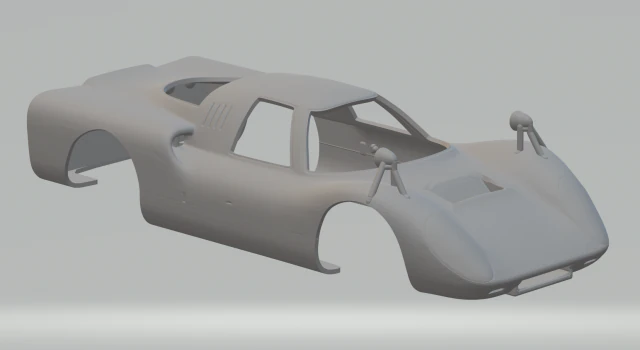 Daihatsu P-5 3D Print Model .c4d .max .obj .3ds .fbx .stl .blend