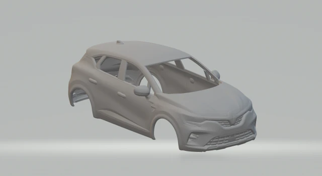 Renault captur 3D Print Model .c4d .max .obj .3ds .fbx .stl .blend 