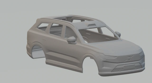 Volvo ex90 3D Print Model .c4d .max .obj .3ds .fbx .stl .blend 