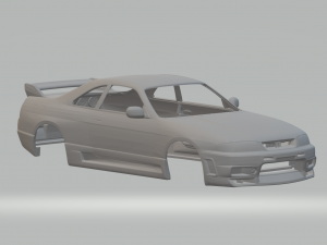 Skyline r33 nismo s tune 95 3D Baskı Modeli