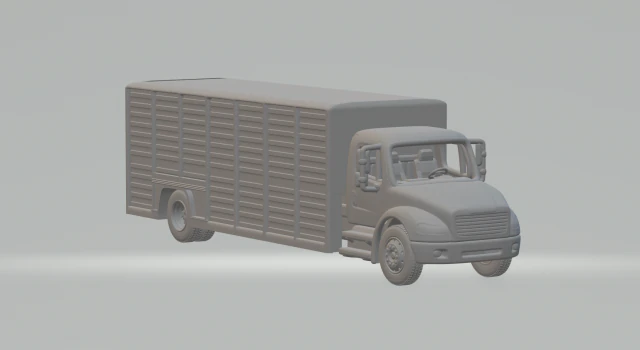 Freightliner class m2 beverage 3D Print Model .c4d .max .obj .3ds .fbx .stl .blend 