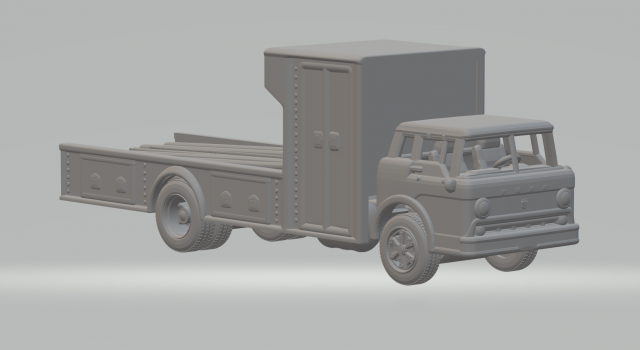 C800 transport race car 3D-Druckmodell .c4d .max .obj .3ds .fbx .stl .blend 