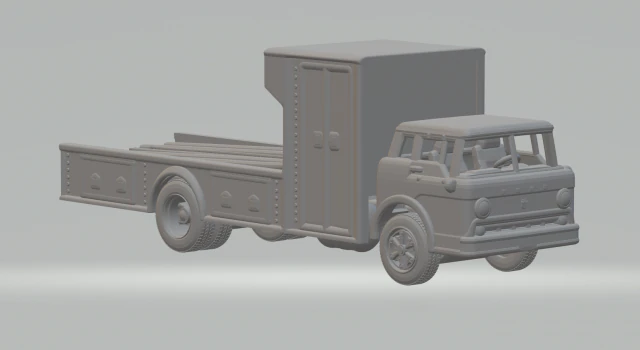C800 transport race car 3D Print Model .c4d .max .obj .3ds .fbx .stl .blend