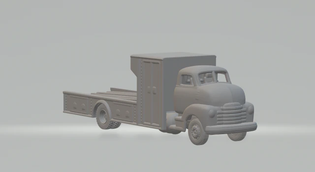 Gmc coe transport car 3D Print Model .c4d .max .obj .3ds .fbx .stl .blend 