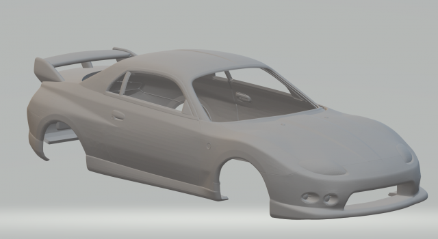 Mitsubishi FTO 3D प्रिंट मॉडल .c4d .max .obj .3ds .fbx .stl .blend 