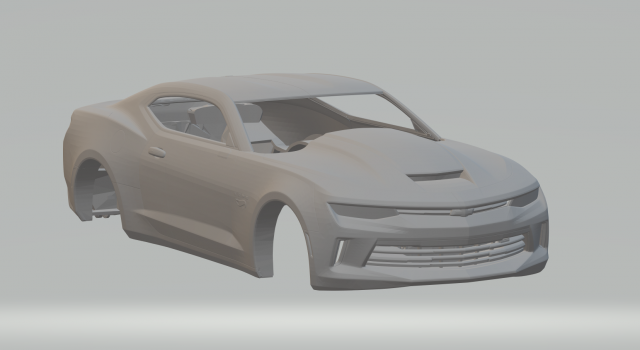 Chevrolet camaro copo Modèles 3D en vedette .c4d .max .obj .3ds .fbx .stl .blend 
