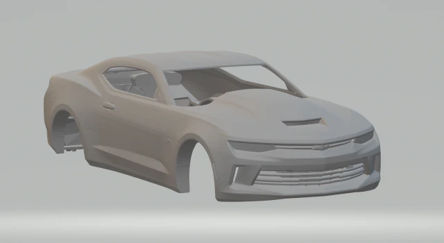 Chevrolet camaro copo 3D Print Model .c4d .max .obj .3ds .fbx .stl .blend 