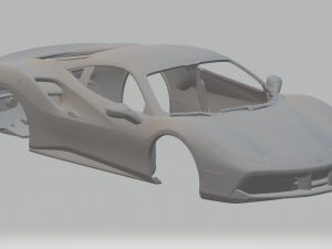 Ferrari 488 gtb 70th 3D Print Model