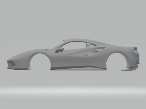 Ferrari 488 gtb 70th 3D Baskı Modeli