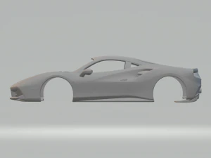 Ferrari 488 gtb 70th 3D Print Model
