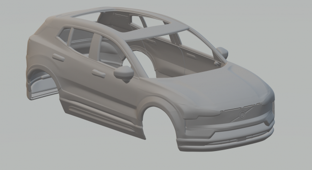 Volvo ex30 Modelo de Impressão 3D .c4d .max .obj .3ds .fbx .stl .blend 