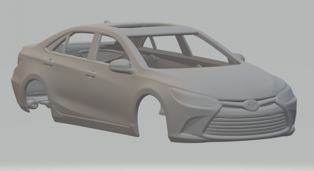 Toyota camry xle 3D-Druckmodell .c4d .max .obj .3ds .fbx .stl .blend 