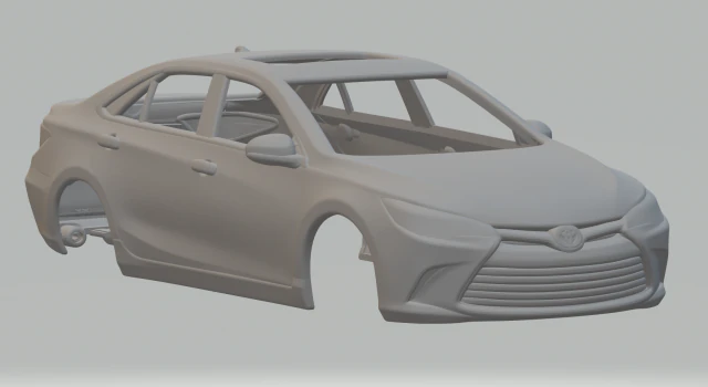 Toyota camry xle 3D Print Model .c4d .max .obj .3ds .fbx .stl .blend 