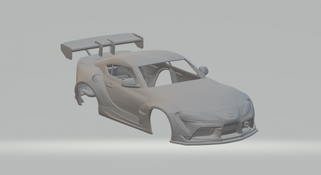 Toyota supra 3D Print Model .c4d .max .obj .3ds .fbx .stl .blend 