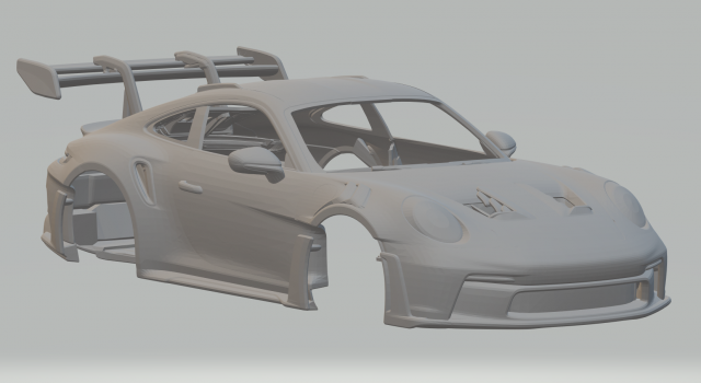 Porsche 911 gt3rs 23 Modello di stampa 3D .c4d .max .obj .3ds .fbx .stl .blend 