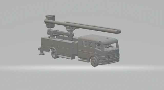 Mercedes atego 3D Print Model .c4d .max .obj .3ds .fbx .stl .blend 