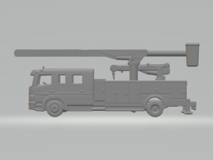 Mercedes atego Modelo de Impressão 3D