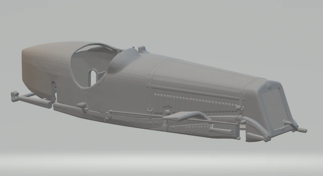 Delage 15 3D Print Model .c4d .max .obj .3ds .fbx .stl .blend 