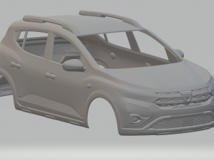 Dacia sandero stepway Modèles 3D en vedette