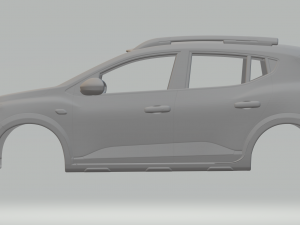 Dacia sandero stepway Modèles 3D en vedette