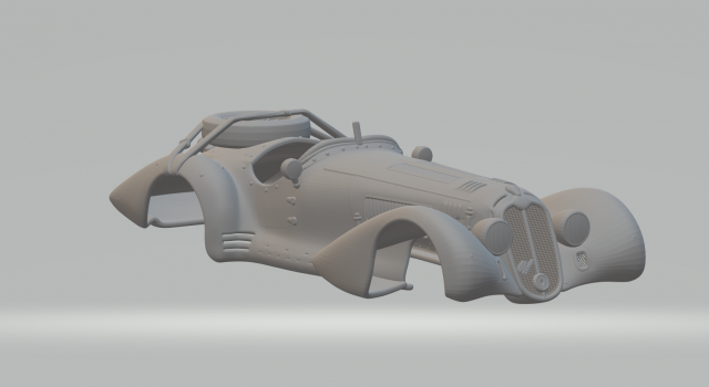 Alfa romeo 8c 1938 3D-Druckmodell .c4d .max .obj .3ds .fbx .stl .blend 