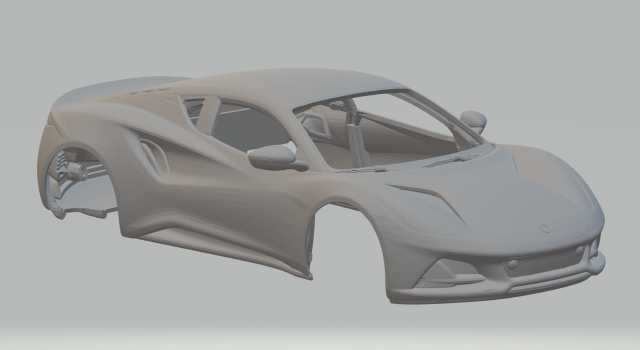 Lotus emira 2022 3D Baskı Modeli .c4d .max .obj .3ds .fbx .stl .blend 