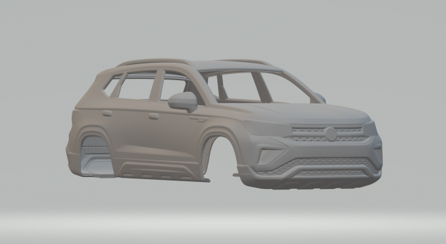 Vw taos 3D-printmodel .c4d .max .obj .3ds .fbx .stl .blend 