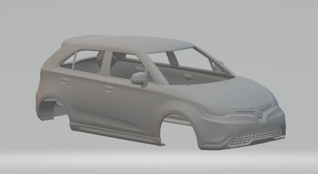 Mg mg3 3D Print Model .c4d .max .obj .3ds .fbx .stl .blend 