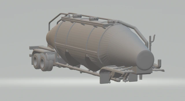 TRAILER AERO MAC 3D Print Model .c4d .max .obj .3ds .fbx .stl .blend 