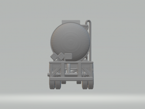 LIQUID TRANSPORT TANK TRAILER BRAZIL Modelo de impresión 3D