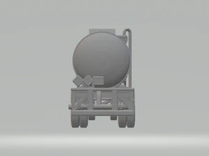 LIQUID TRANSPORT TANK TRAILER BRAZIL 3D Print Model
