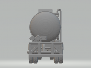 LIQUID TRANSPORT TANK TRAILER BRAZIL v2 3D 打印模型