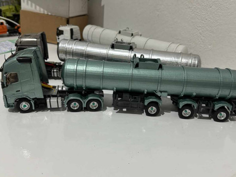 LIQUID TRANSPORT TANK TRAILER BRAZIL v2 3D प्रिंट मॉडल