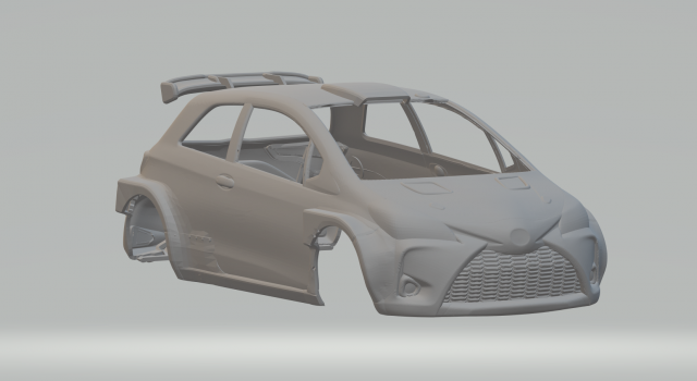 Toyota rally yaris Modèles 3D en vedette .c4d .max .obj .3ds .fbx .stl .blend 
