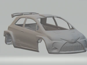 Toyota rally yaris Modelo de impresión 3D